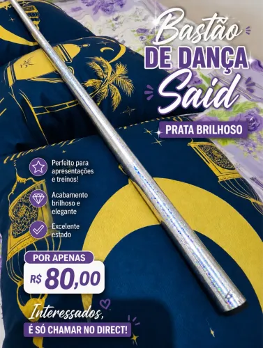 Bastão para dança do ventre ( Said)