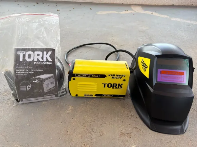 Máquina de Solda Super Tork KAB 180 BV Micro 180A Nova