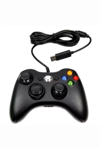 Controle Xbox 360 PC USB com fio