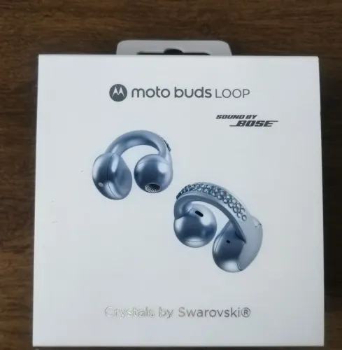 Fone Moto Buds Loop Swarovski NOVO!!!