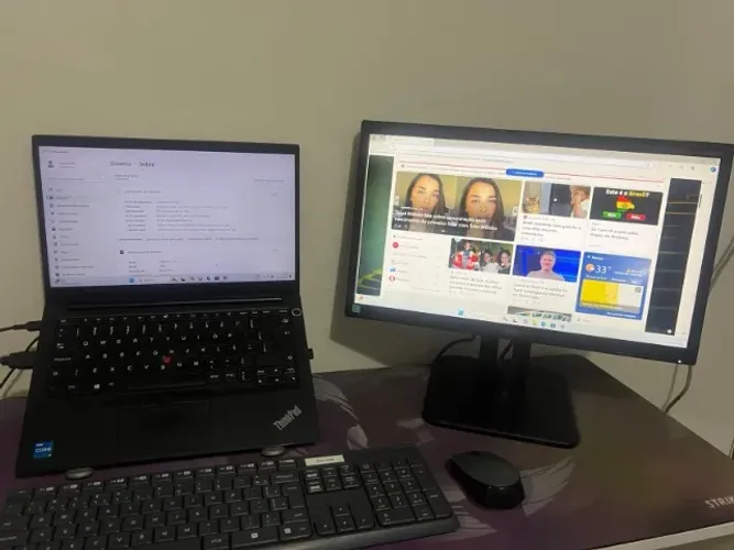 Lenovo Thinkpad E14 Gen2 Core i5 11ª GERAÇÃO | 16GB RAM | SSD NVMe + MONITOR AOC 20"