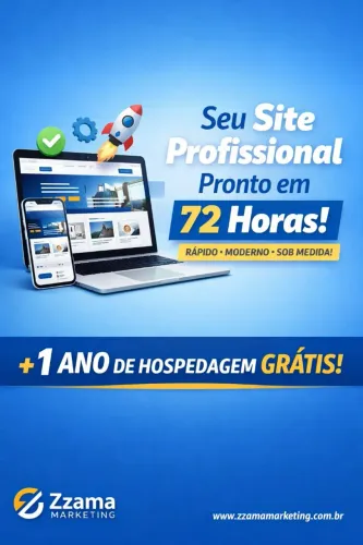 Site profissional em até 72hs