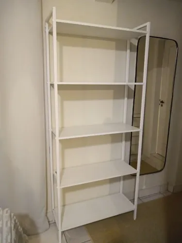 Estante 80x187x30h branca.