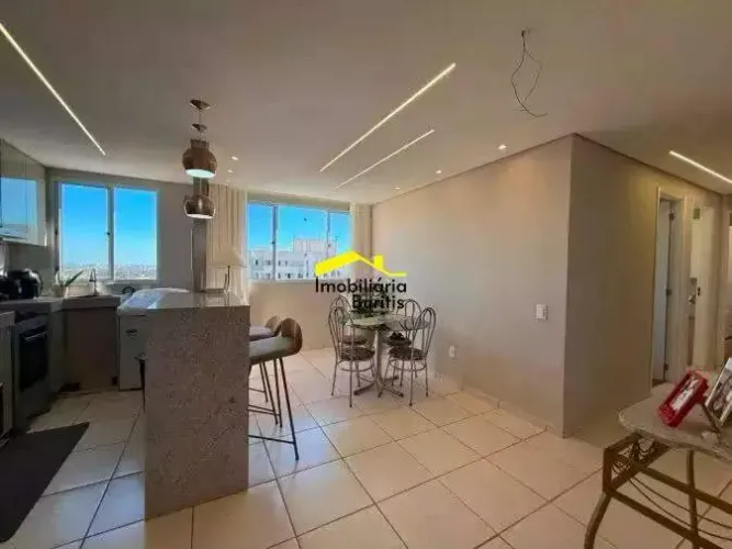 Apartamento 2 Quartos com Lazer e 1 Vaga para Locação no Palmeiras