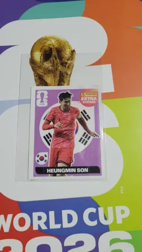 Figurinha Extra Original Panini Copa Mundo Fifa 2026 Legend Son Heung-mim