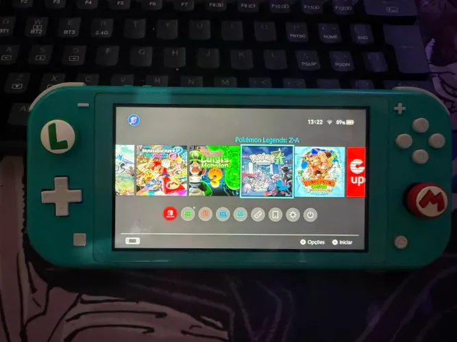 Nintendo switch lite 128gb desbloqueado 