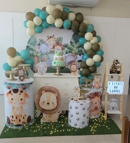 Decoração festa safari