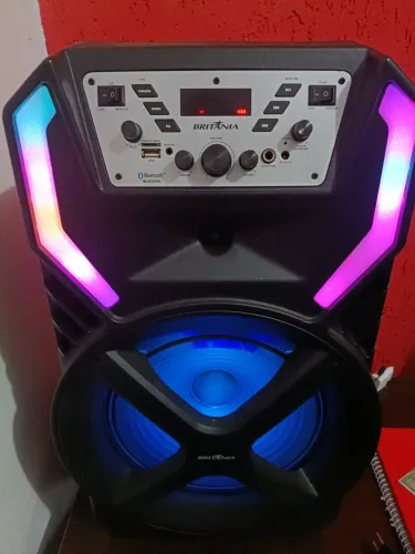 Caixa Acústica Britânia Flash Light Woofer 12 Preta BCX12100 Bivolt - Philco