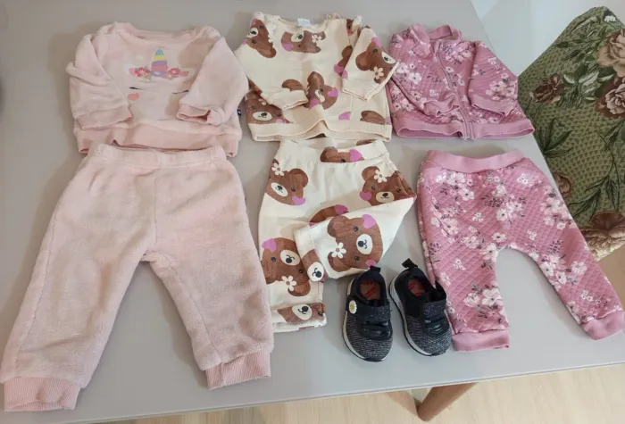 Conjunto moleton para bebê de 3 aos 11 meses
