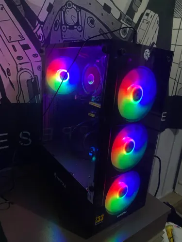 PC Gamer Completo AMD Ryzen 5 5600G + Monitor + Periféricos