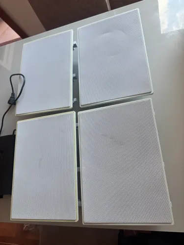 Kit Som Ambiente Frahm Teto Gesso Receiver Bluetooth Frahm