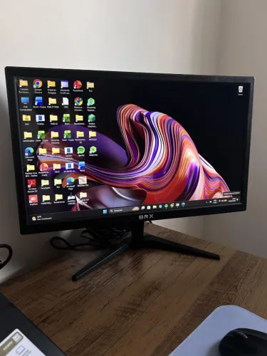 Monitor BRX 21" LED 75hz HDMI VGA Preto - Novo - Lacrado na caixa