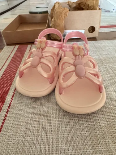 Mini Melissa Hip Bege/Rosa