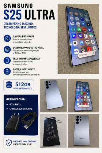 SAMSUNG S25 ULTRA 512GB 12 GB DE RAM 