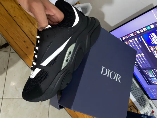 Tênis Dior B22 Preto Refletivo C/ Caixa Tam 41 - Novinho lindo