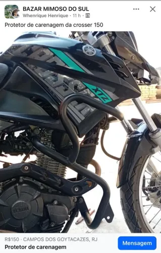 Protetor de carenagem da crosser 150