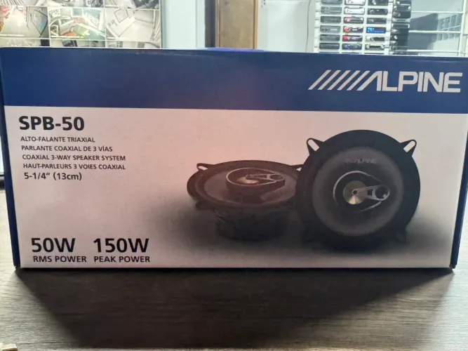 Alto falante 5? alpine lançamento o par na promoção