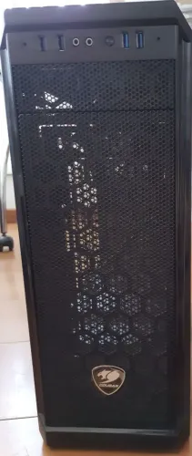 Combo Gabinete Gamer Cougar / Vidro Temperado + 2 Fans Pichau High Flow (Excelente Estado)
