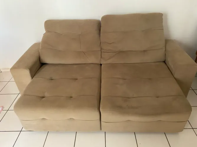 Sofá retrátil 2 lugares 