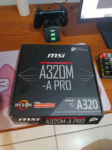 Kit Ryzen 5 1600x + placa mãe MSI A320-M A-pro, prontos para uso