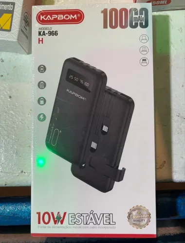 Carregador portátil 10mAh