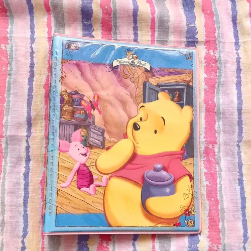 Fichario A5 - Ursinho Pooh (Anos 2000)