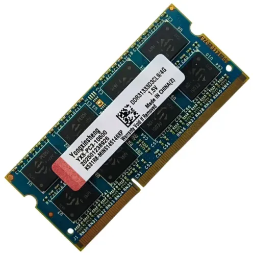 Memória RAM Notebook 4GB DDR3 1333MHz 1.5V PC3-10600 DDR31333D3CL9/4G Yongxinsheng pode re