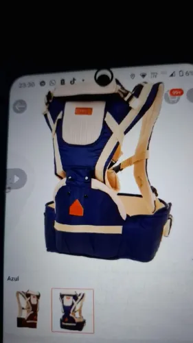 Cadeira canguru infantil