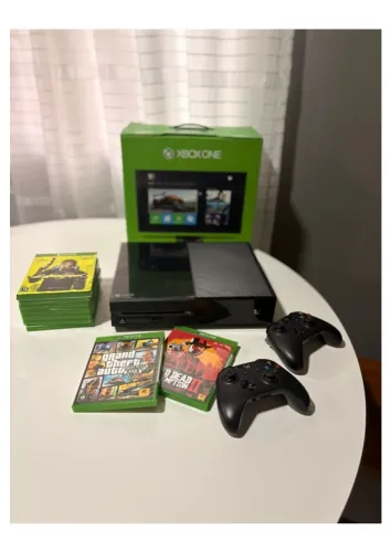 Xbox one completo com kinect e jogos