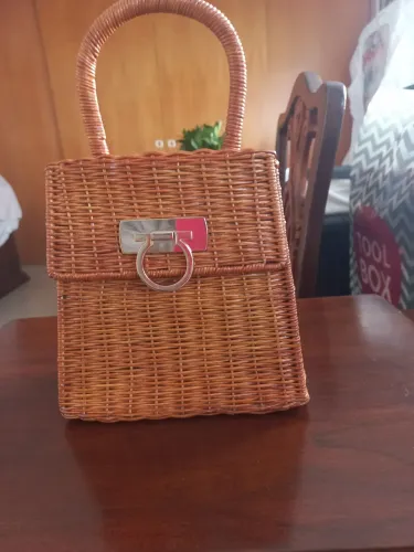 Bolsa de rattan