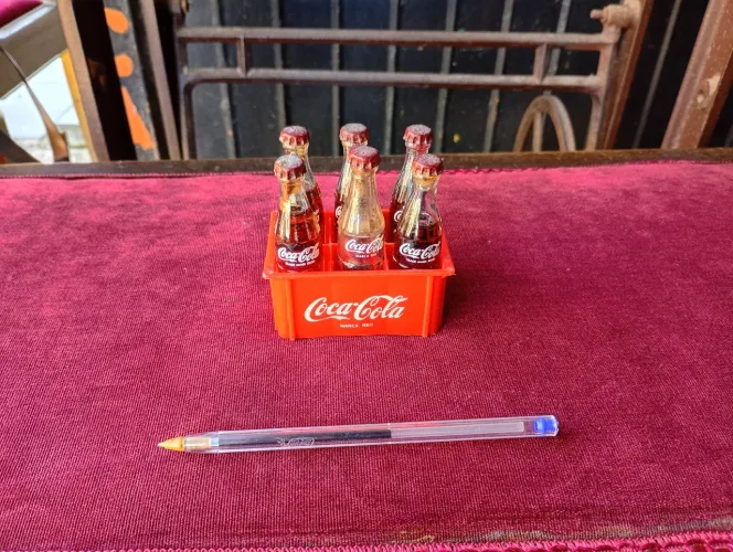 Mini engradado da Coca-Cola antigo (REF:202)
