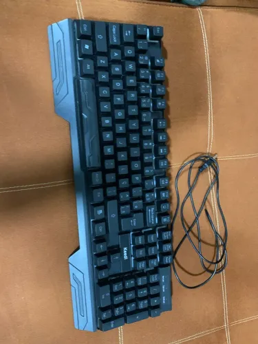 Teclado Gamer Membrana Keedi KED-TEC006 com Iluminação RGB - Layout ABNT2