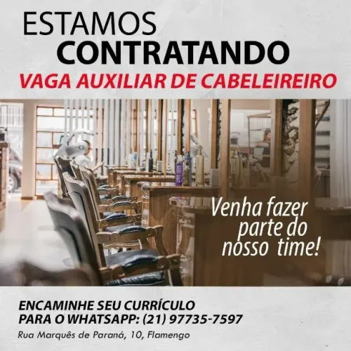 AUXILIAR DE CABELEIREIRO
