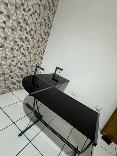 Mesa de Vidro - Modelo em L