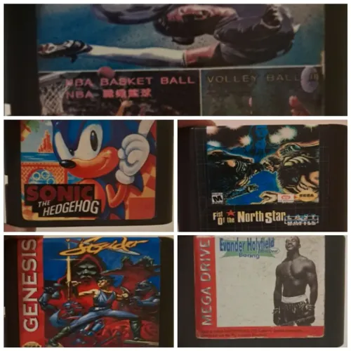 Cartuchos para Mega Drive