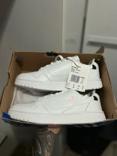 Tênis Adidas Ny 90 Original {Branco e rosa} num36