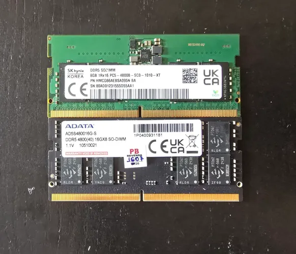 Memória Ram 24gb (16gb+8gb) 4800MT/s