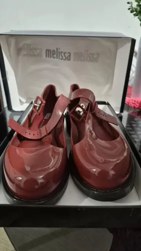 Sandália Melissa Kazakova Tratorado Vinho/Bordo - Tamanho 35