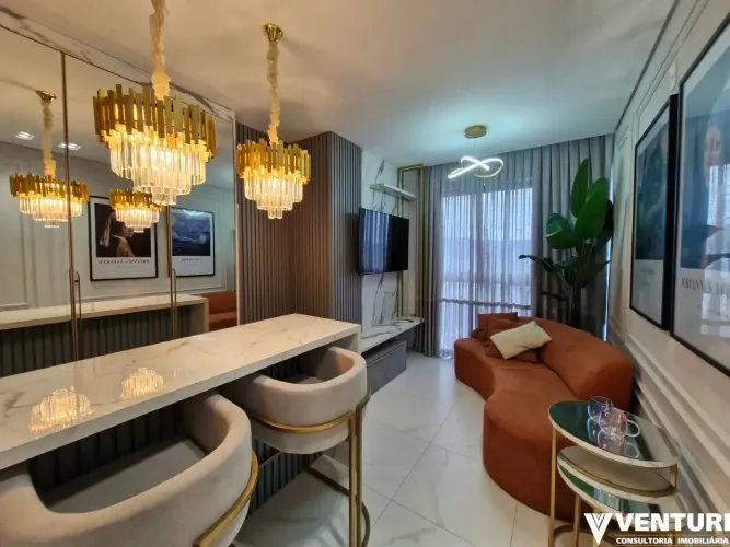 Apartamento com 1 dormitório para alugar, 35 m² por R$ 3.420,00/mês - Victor Konder - Blum