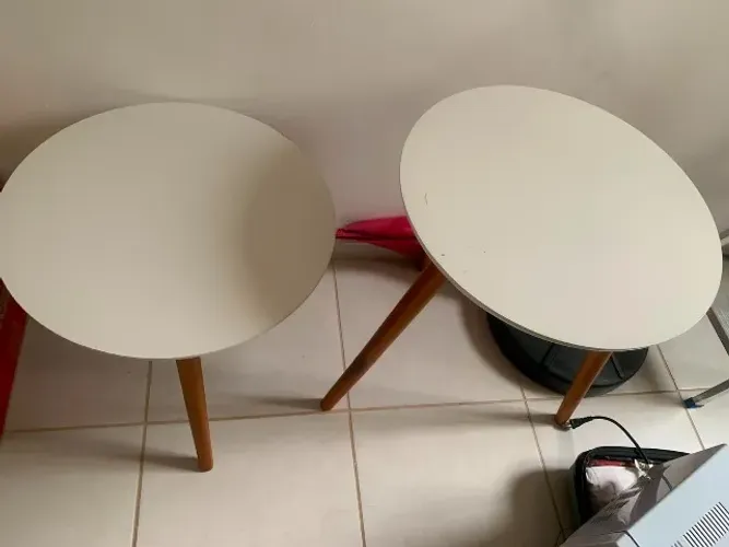 mesa lateral redonda