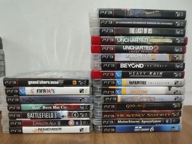 Pack de 22 jogos de PS3