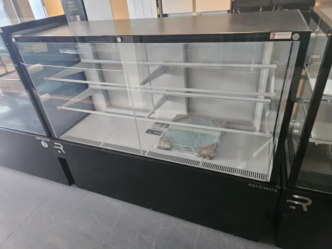 vitrine de padaria refrigerada 1,45m ar forçado - a pronta entrega