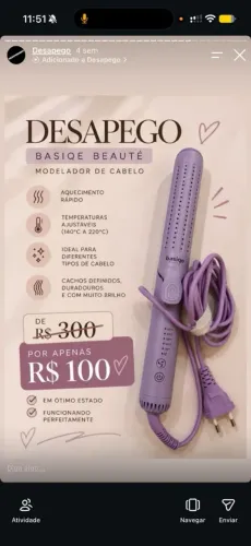 Modelador de cabelo