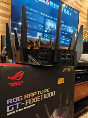 Roteador Gamer Asus ROG RAPTURE GT-AXE11000