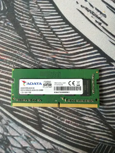 Memória ram notebook 4gb ddr4 3200mhz
