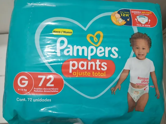 Vendo fralda pampers pants G