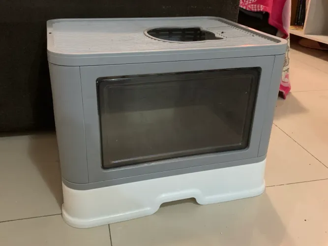 Caixa de Areia Especial evita areia pela casa! 