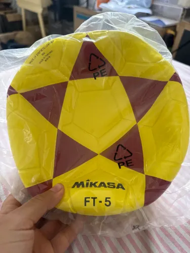 Bola De Futevôlei Mikasa Ft-5 Amarelo/vermelho
