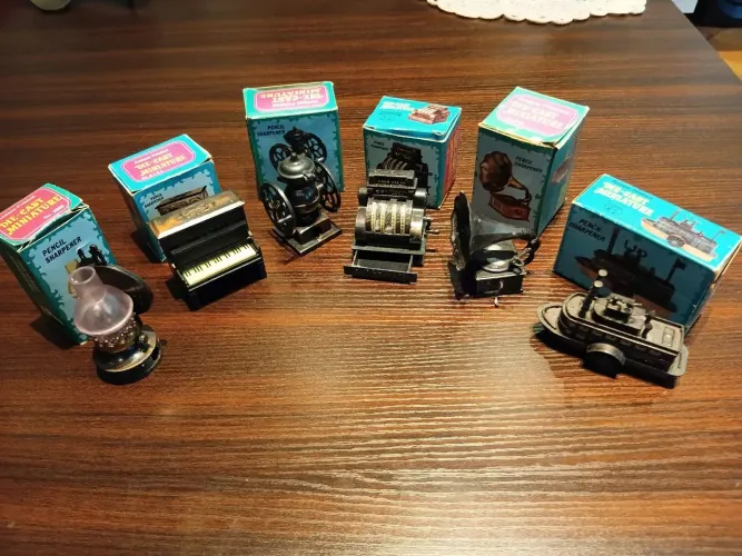 coleção de apontadores vintage