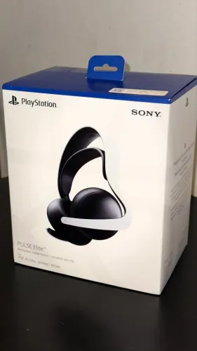 Headset sem fio Gamer Sony Pulse Elite, Bluetooth, PS5, Branco 